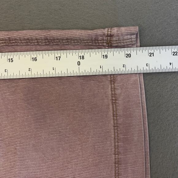 Gap Jean Skirt Womens 4 Pink Corduroy Casual Stretch Waist A Line Pockets Retro - Picture 6 of 9